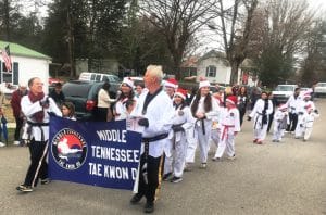 Liberty Christmas Parade: In the kids category, second place went to Middle Tennessee Taekwondo.