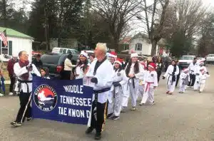 Liberty Christmas Parade: In the kids category, second place went to Middle Tennessee Taekwondo.