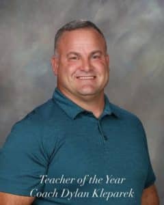 Director of Schools Patrick Cripps has announced the 2024-25 Teachers of the Year at the building level of the five schools in the county: This year’s honorees chosen by their peers include Dylan Kleparek (Coach K), science/chemistry teacher at DeKalb County High School.