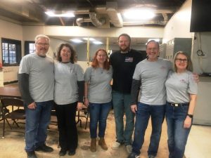 Live and Let Live homeless shelter board members Pictured left to right: Dennis Arnold, Gina Arnold, Nikki Curtis, Royce Curtis, Bill Gash, and Suzanne Gash (other board members not pictured here)