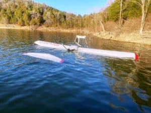 Plane Crash on Center Hill Lake (DeKalb Fire Department Photo)