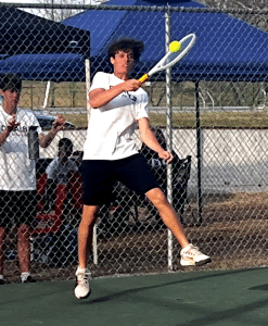 Lance Duke, #1 singles and #1 doubles for the Tigers